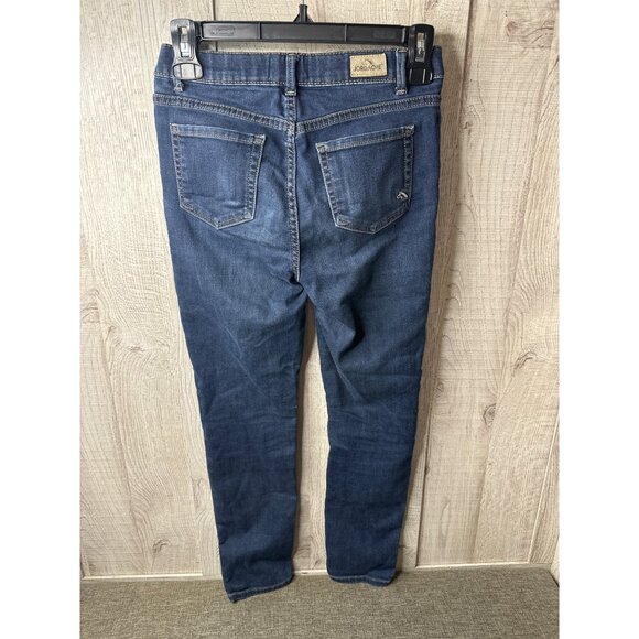 Lot of 3 Jordache Super Skinny Girls Blue Jeans Size 12 Button Fly Stretch Denim - Picture 12 of 12